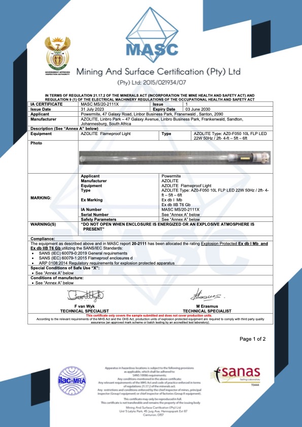 powermite azolite flp range