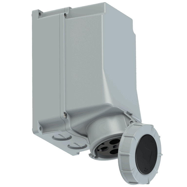 Pvc Wal Shocket Wall Mount Plastic Unswitched Socket Outlet - Powermite